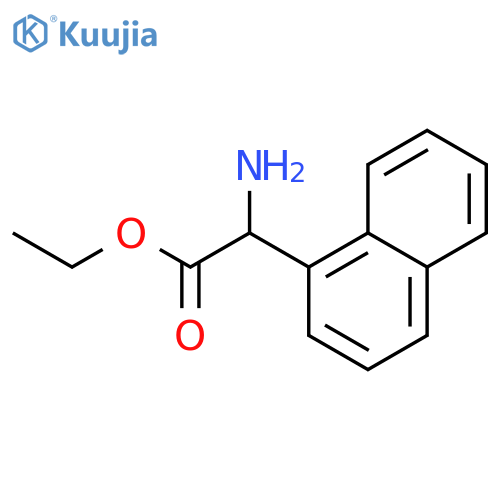 ethyl 2-amino-2-(naphthalen-1-yl)acetate structure