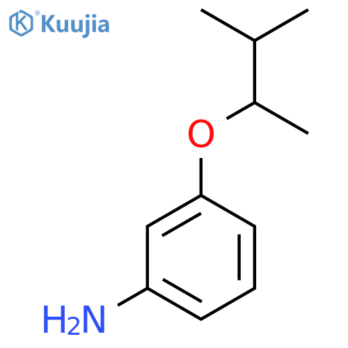 3-(3-methylbutan-2-yl)oxyaniline structure
