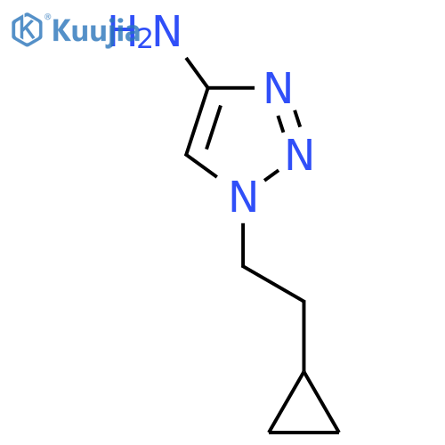 1-(2-cyclopropylethyl)-1H-1,2,3-triazol-4-amine structure