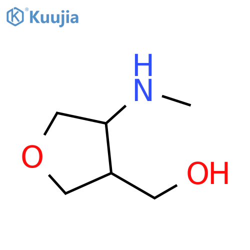 3-Furanmethanol, tetrahydro-4-(methylamino)- structure