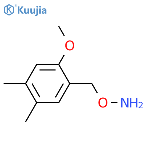 O-(2-methoxy-4,5-dimethylphenyl)methylhydroxylamine structure