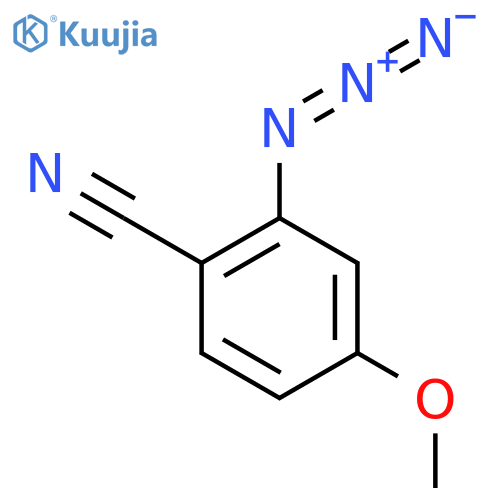 2-Azido-4-methoxybenzonitrile structure