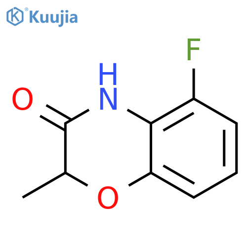 5-fluoro-2-methyl-3,4-dihydro-2H-1,4-benzoxazin-3-one structure