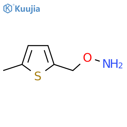 O-(5-methylthiophen-2-yl)methylhydroxylamine structure
