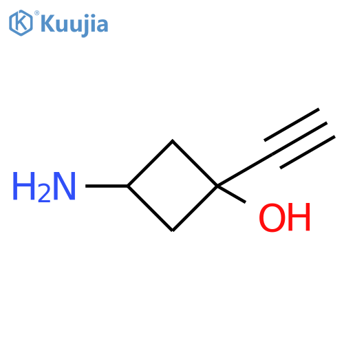3-amino-1-ethynylcyclobutan-1-olhydrochloride structure