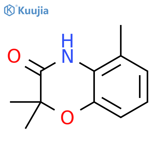 2,2,5-Trimethyl-2H-benzo[b][1,4]oxazin-3(4H)-one structure