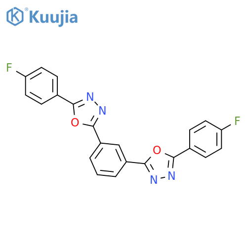 1,3,4-Oxadiazole, 2,2'-(1,3-phenylene)bis[5-(4-fluorophenyl)- structure