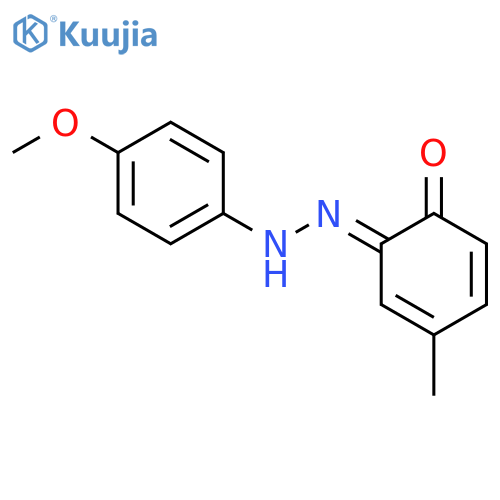 Phenol,2-[2-(4-methoxyphenyl)diazenyl]-4-methyl- structure