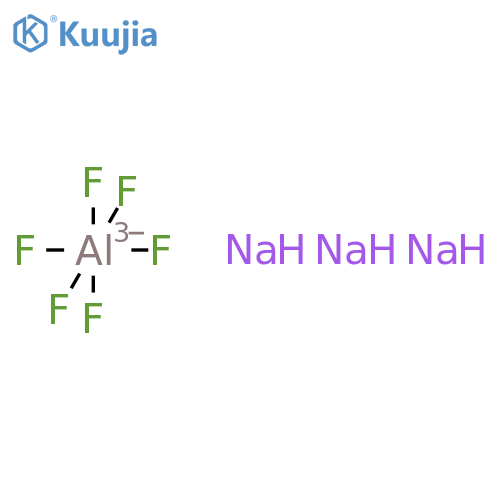 Sodium hexafluoroaluminate structure