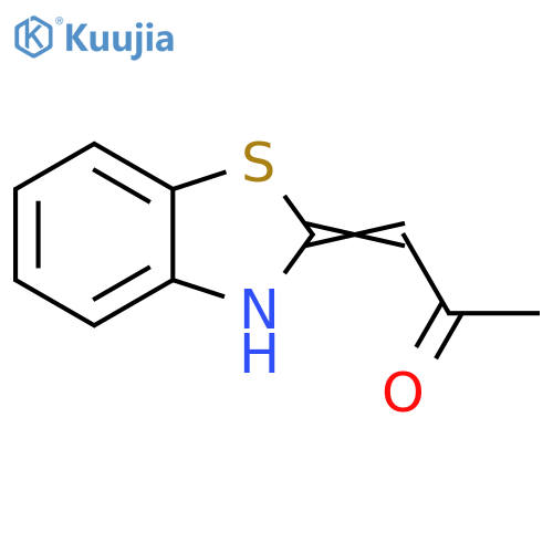 2-Propanone,1-(2(3H)-benzothiazolylidene)- structure