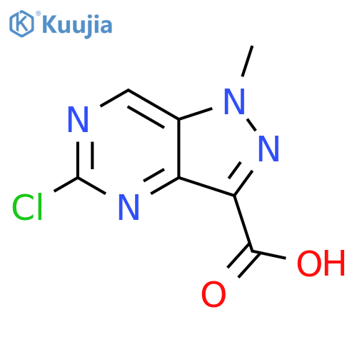 5-Chloro-1-methyl-1H-pyrazolo4,3-dpyrimidine-3-carboxylic Acid structure