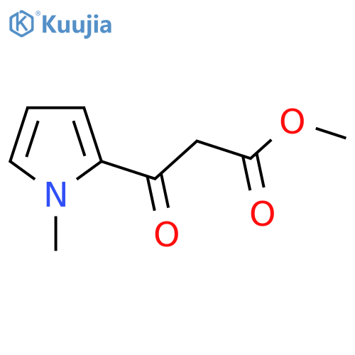 methyl 3-(1-methyl-1H-pyrrol-2-yl)-3-oxopropanoate structure
