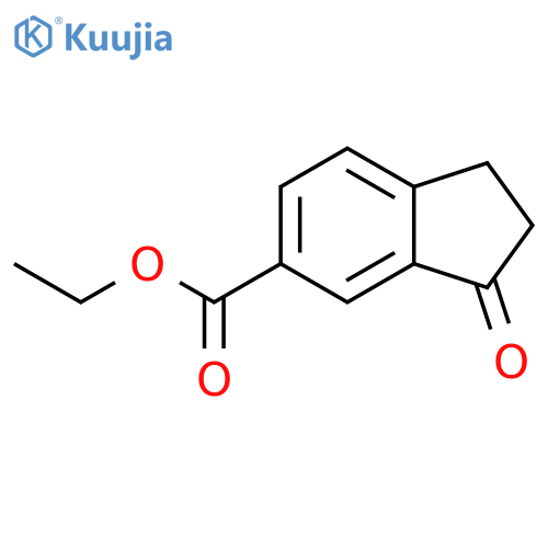 Ethyl 3-oxo-2,3-dihydro-1H-indene-5-carboxylate structure