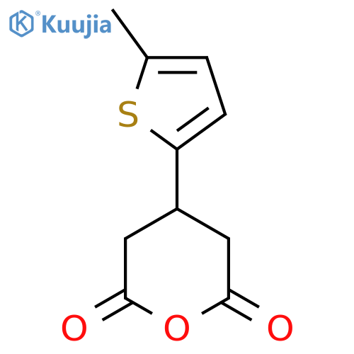 4-(5-methylthiophen-2-yl)oxane-2,6-dione structure
