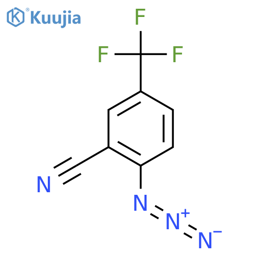 2-Azido-5-(trifluoromethyl)benzonitrile structure