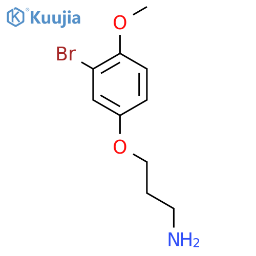 3-(3-bromo-4-methoxyphenoxy)propan-1-amine structure