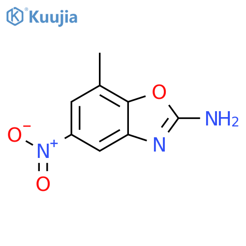 2-Benzoxazolamine, 7-methyl-5-nitro- structure