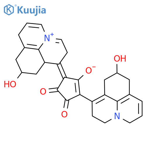 1H-Benzo[ij]quinolizinium,2,3,5,6,7,9-hexahydro-8-hydroxy-9-[2-hydroxy-4,5-dioxo-3-(2,3,6,7-tetrahydro-8-hydroxy-1H,5H-benzo[ij]quinolizin-9-yl)-2-cyclopenten-1-ylidene]-,inner salt structure