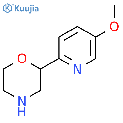 2-(5-methoxypyridin-2-yl)morpholine structure