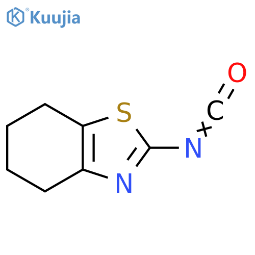 2-isocyanato-4,5,6,7-tetrahydro-1,3-benzothiazole structure