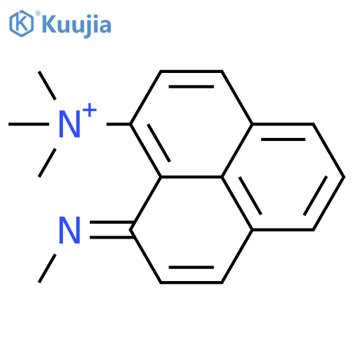 1H-Phenalen-9-aminium, N,N,N-trimethyl-1-(methylimino)- structure