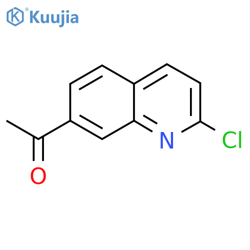 1-(2-Chloroquinolin-7-yl)ethan-1-one structure