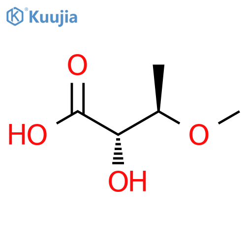 (2S,3R)-2-hydroxy-3-methoxybutanoic acid structure