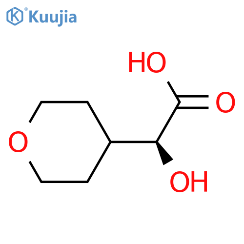 (2S)-2-hydroxy-2-(oxan-4-yl)acetic acid structure