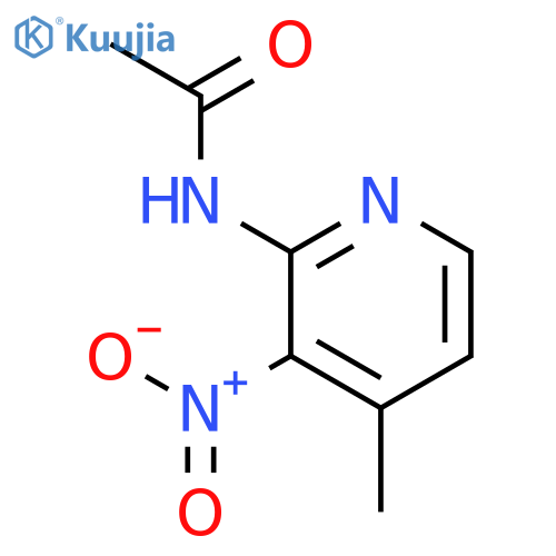 N-(4-Methyl-3-nitropyridin-2-yl)acetamide structure