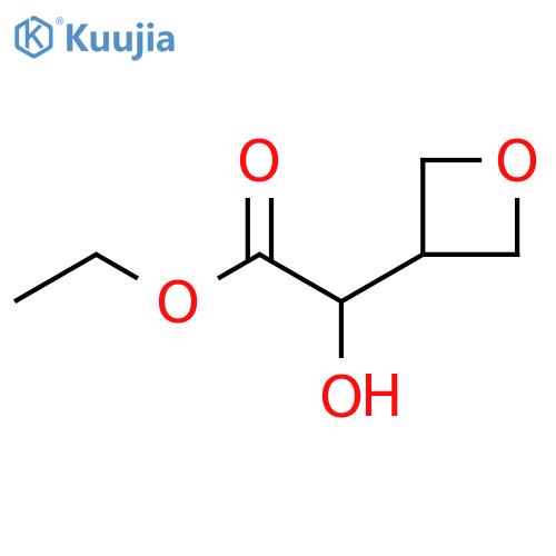 3-Oxetaneacetic acid, α-hydroxy-, ethyl ester structure