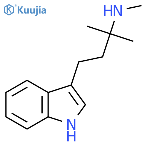 4-(1H-indol-3-yl)-2-methylbutan-2-yl(methyl)amine structure