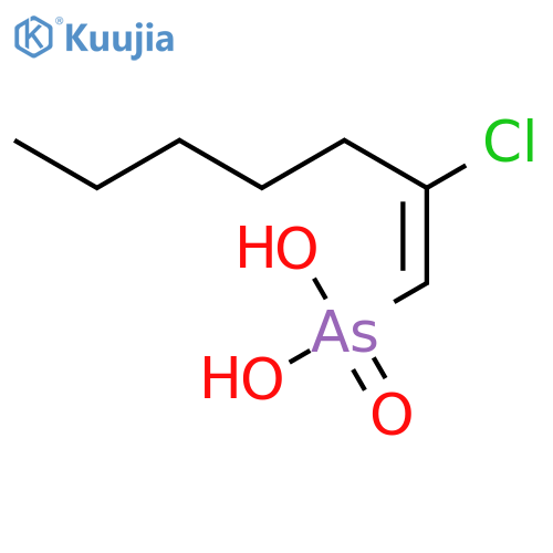 2-chlorohept-1-enylarsonic acid structure