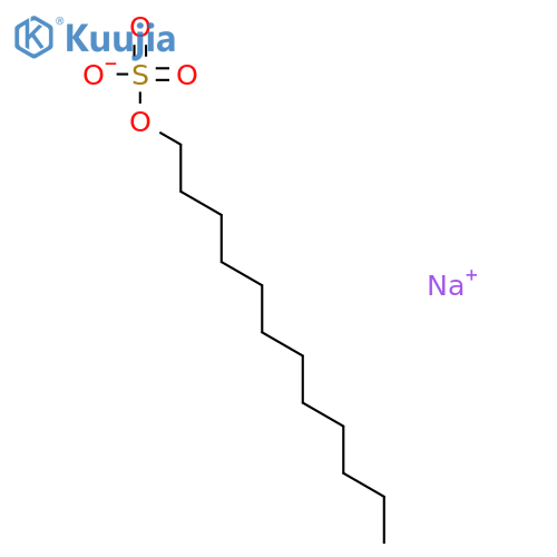 Sodium dodecyl sulfate structure