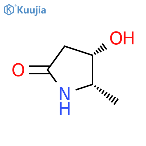 (4S,5S)-4-hydroxy-5-methylpyrrolidin-2-one structure