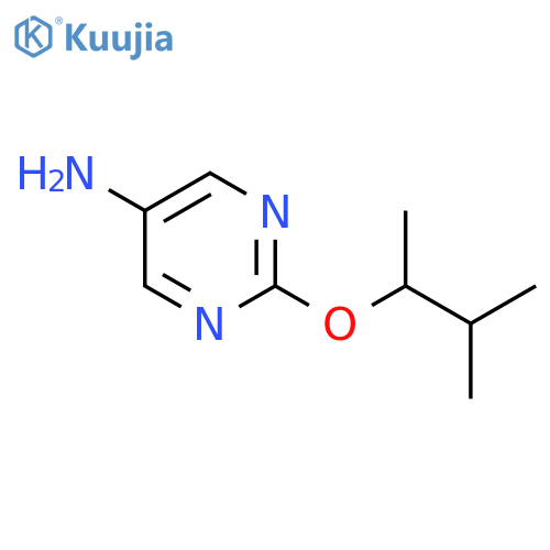 2-(3-methylbutan-2-yl)oxypyrimidin-5-amine structure