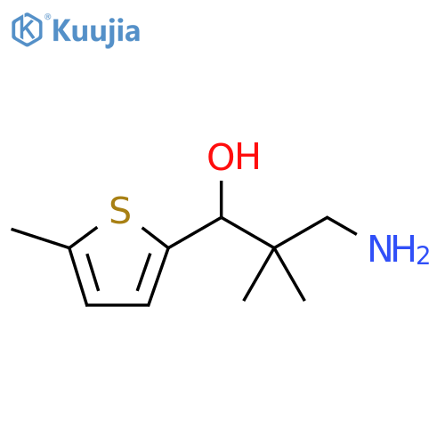 2-Thiophenemethanol, α-(2-amino-1,1-dimethylethyl)-5-methyl- structure