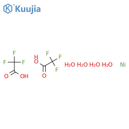Acetic acid,2,2,2-trifluoro-, nickel(2+) salt, hydrate (2:1:4) structure