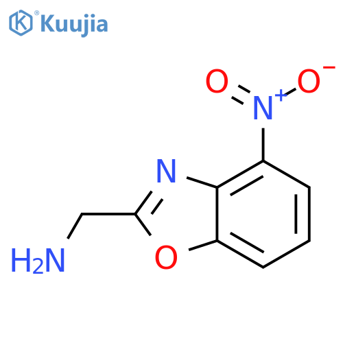 4-Nitrobenzoxazole-2-methanamine structure