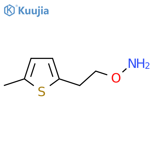 O-2-(5-methylthiophen-2-yl)ethylhydroxylamine structure