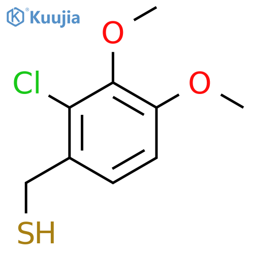 (2-Chloro-3,4-dimethoxyphenyl)methanethiol structure