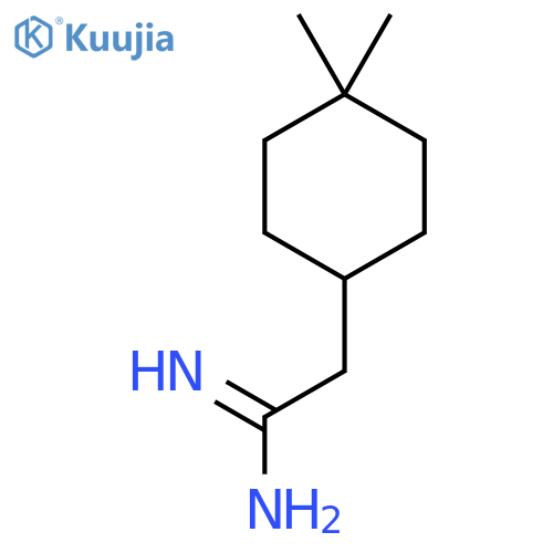 2-(4,4-dimethylcyclohexyl)ethanimidamide structure
