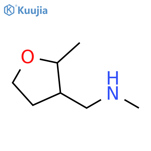 methyl(2-methyloxolan-3-yl)methylamine, Mixture of diastereomers structure