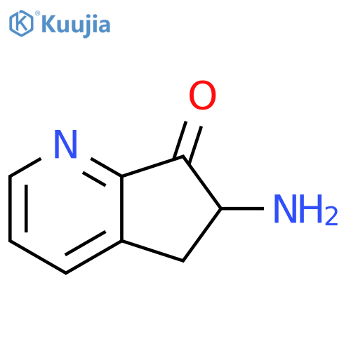 6-amino-5H,6H,7H-cyclopentabpyridin-7-one structure