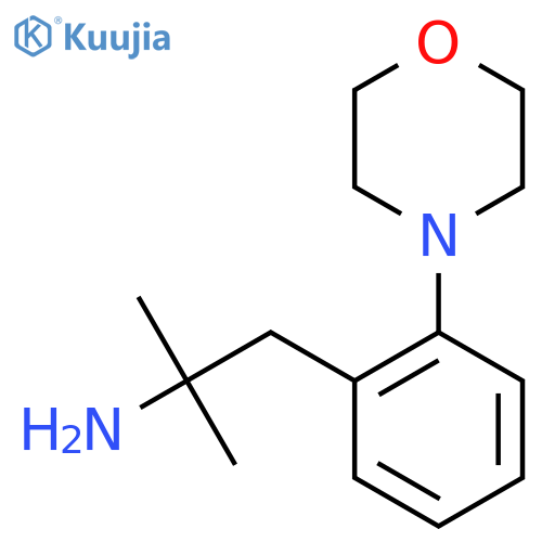 2-methyl-1-2-(morpholin-4-yl)phenylpropan-2-amine structure