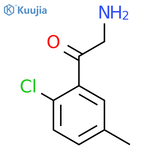2-amino-1-(2-chloro-5-methylphenyl)ethan-1-one structure