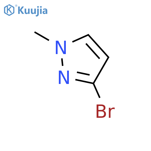 3-Bromo-1-methyl-1H-pyrazole structure