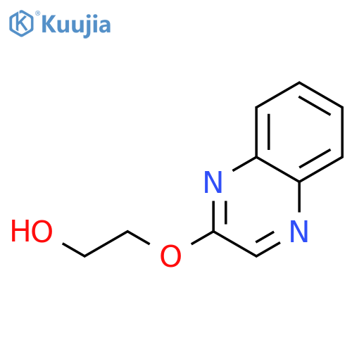 Ethanol, 2-(2-quinoxalinyloxy)- structure