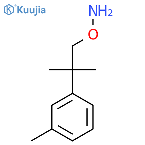 O-2-methyl-2-(3-methylphenyl)propylhydroxylamine structure