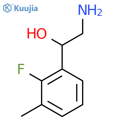 2-amino-1-(2-fluoro-3-methylphenyl)ethan-1-ol structure