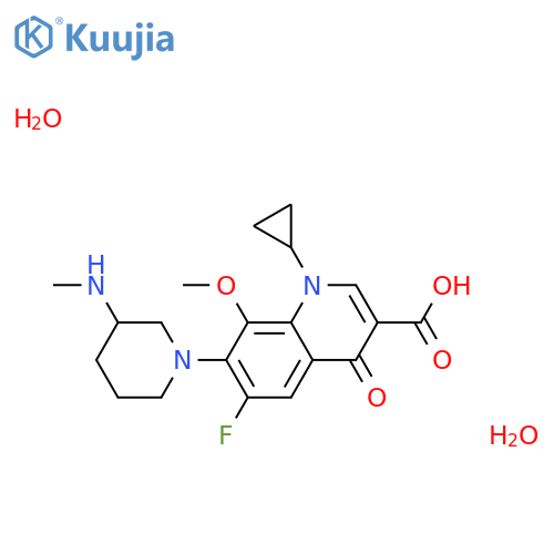 Balofloxacin dihydrate structure